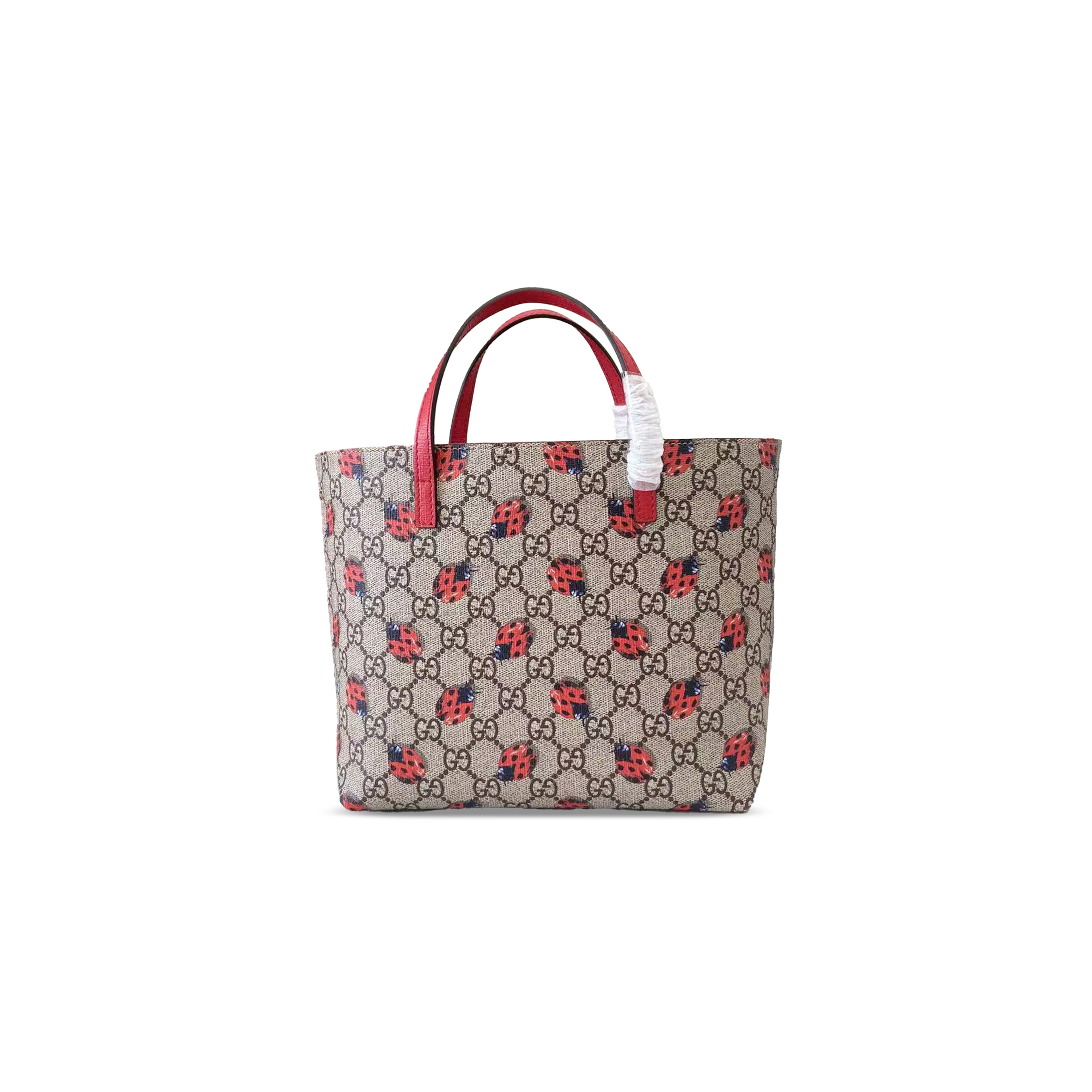 GUCCI GG SUPREME MONOGRAM CHILDREN'S LADYBUG TOTE BAG ‎410812 (21*20*10cm)